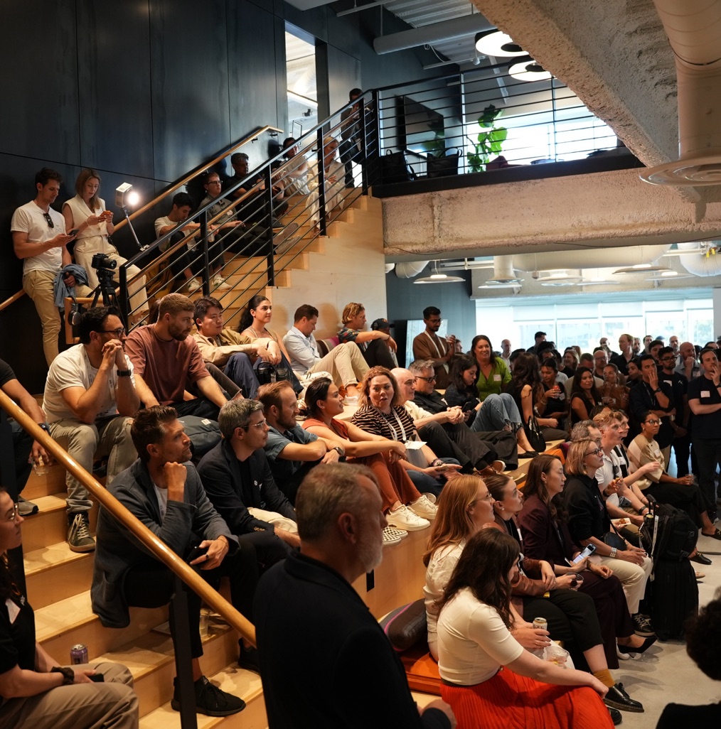 A packed aec+tech community event